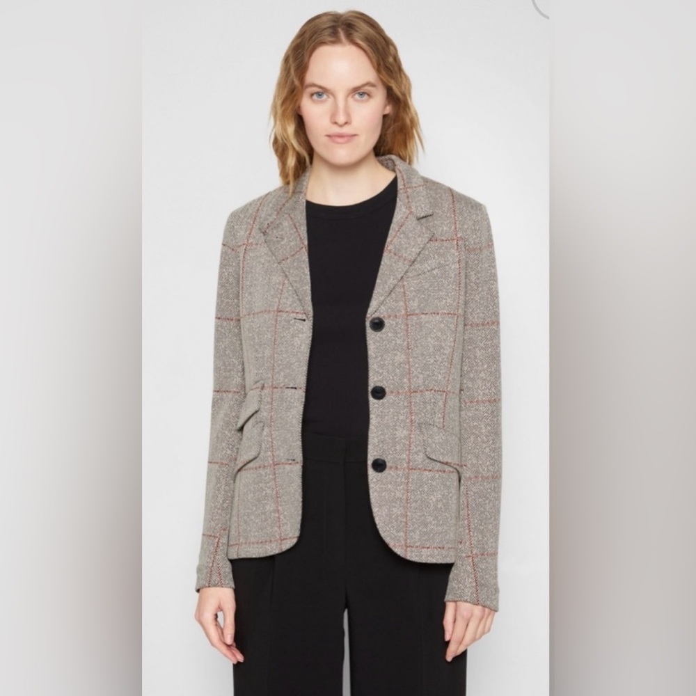 Rag & Bone Check Viscose Slade Blazer Size 6